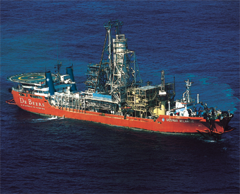 De Beers ship.