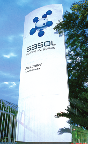 Sasol sign